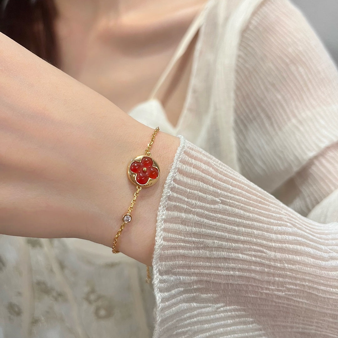 [Pearl Jewelrys]SUN PEDANT CARNELIAN BRACELET