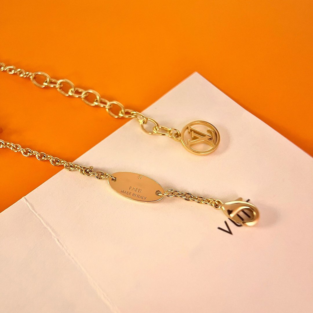 [Pearl Jewelrys]LOGO STAR MOTIF GOLD BRACELET