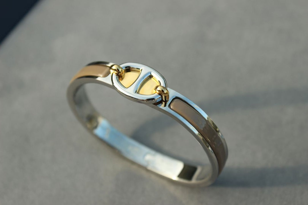 [Pearl Jewelrys]CLIC CHAINE SILVER BRACELET