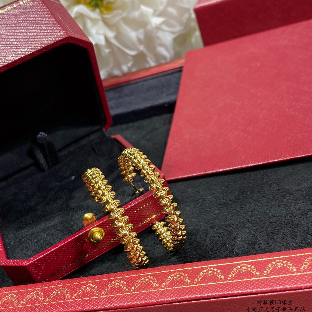 [Pearl Jewelrys]CLASH LARGE HOOP EARRINGS