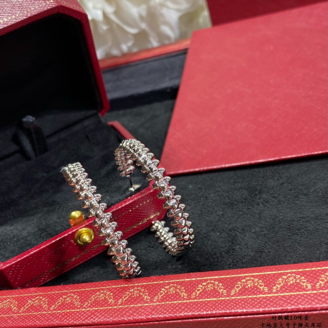 [Pearl Jewelrys]CLASH LARGE HOOP EARRINGS