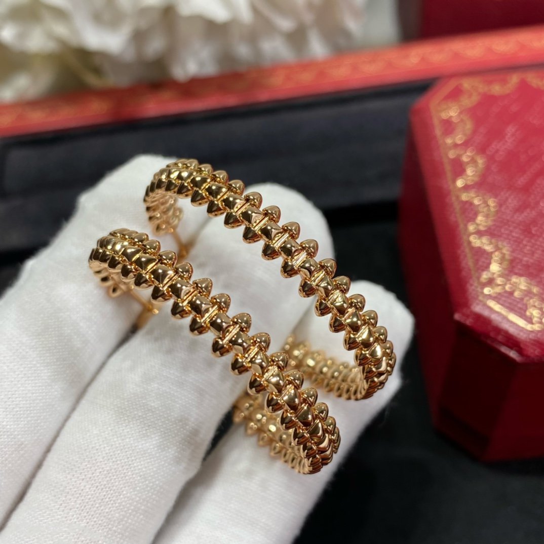 [Pearl Jewelrys]CLASH LARGE HOOP EARRINGS