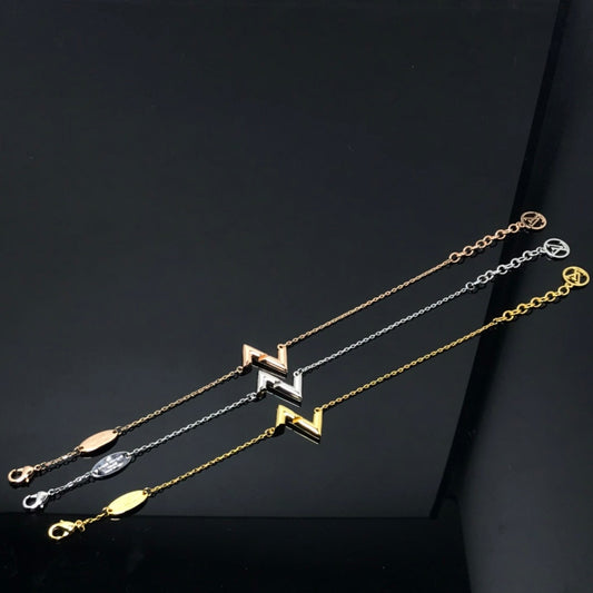 [Pearl Jewelrys]VOLT LV LOGO BRACELET