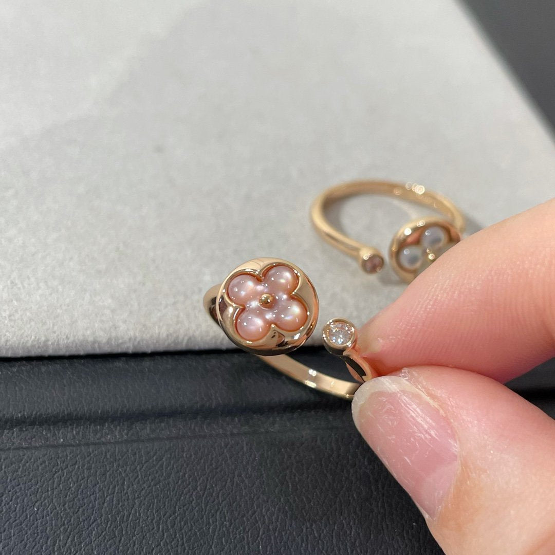 [Pearl Jewelrys]SUN 1 DIAMOND PINK MOP RING