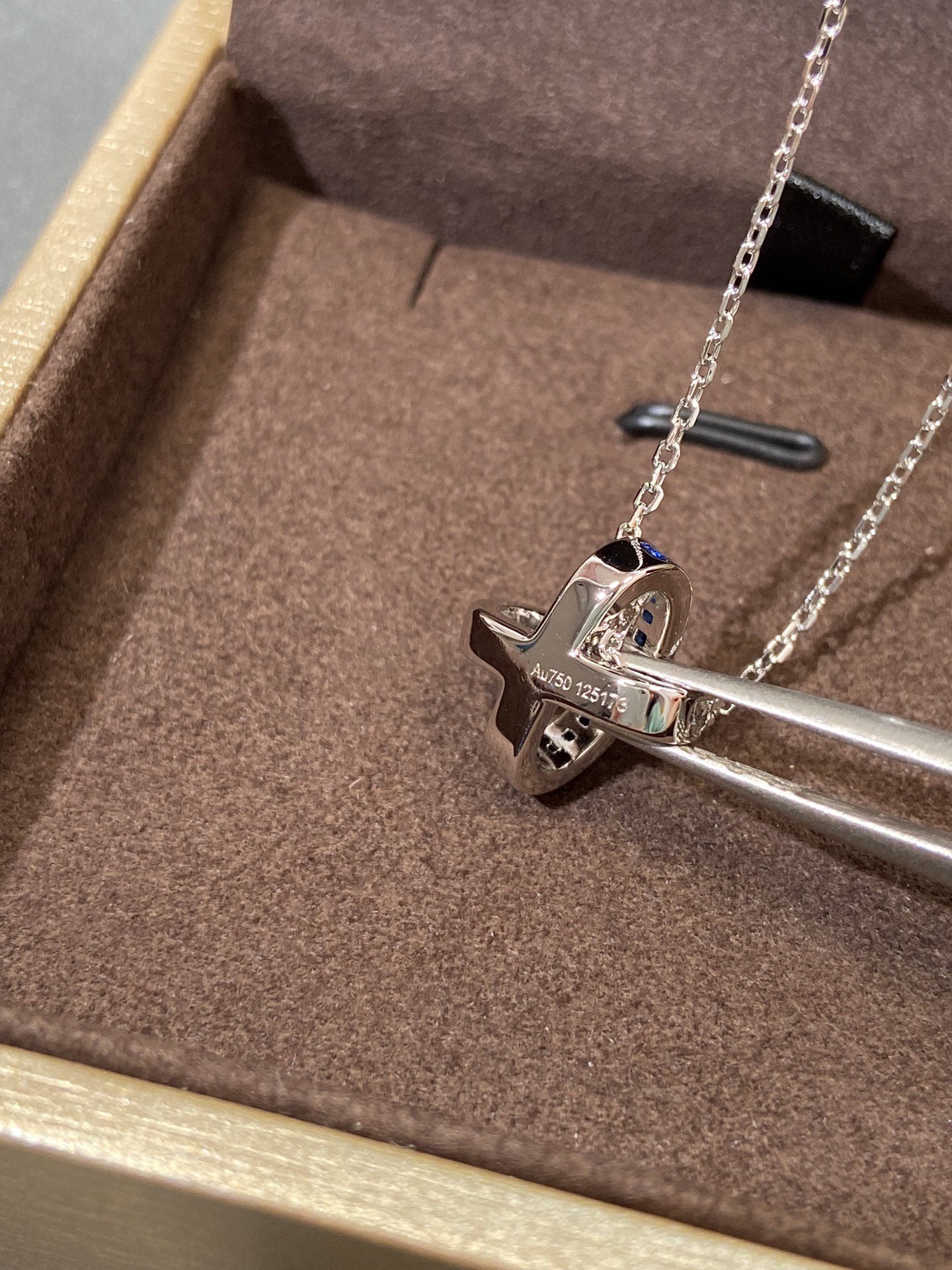 [Pearl Jewelrys]LIENS DIAMOND SILVER NECKLACE