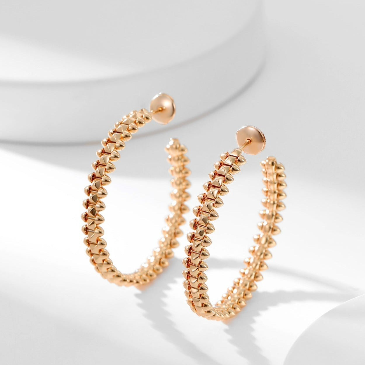 [Pearl Jewelrys]CLASH HOOP EARRINGS