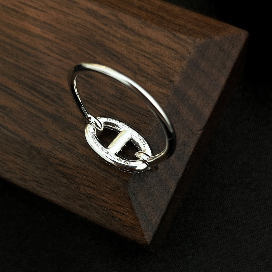 [Pearl Jewelrys]RONDE SMALL SILVER DIAMOND RING