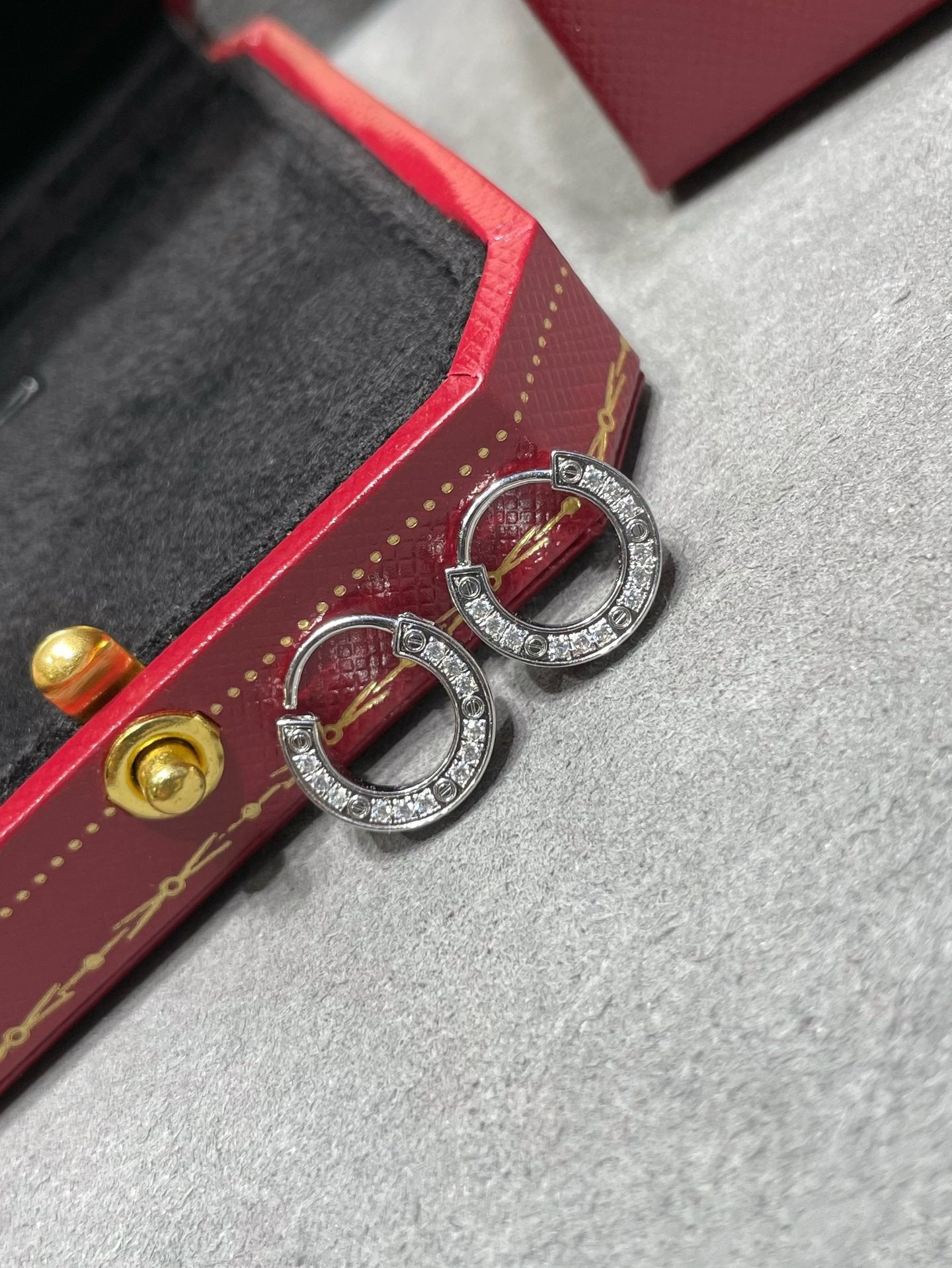 [Pearl Jewelrys]LOVE DIAMOND EARRINGS