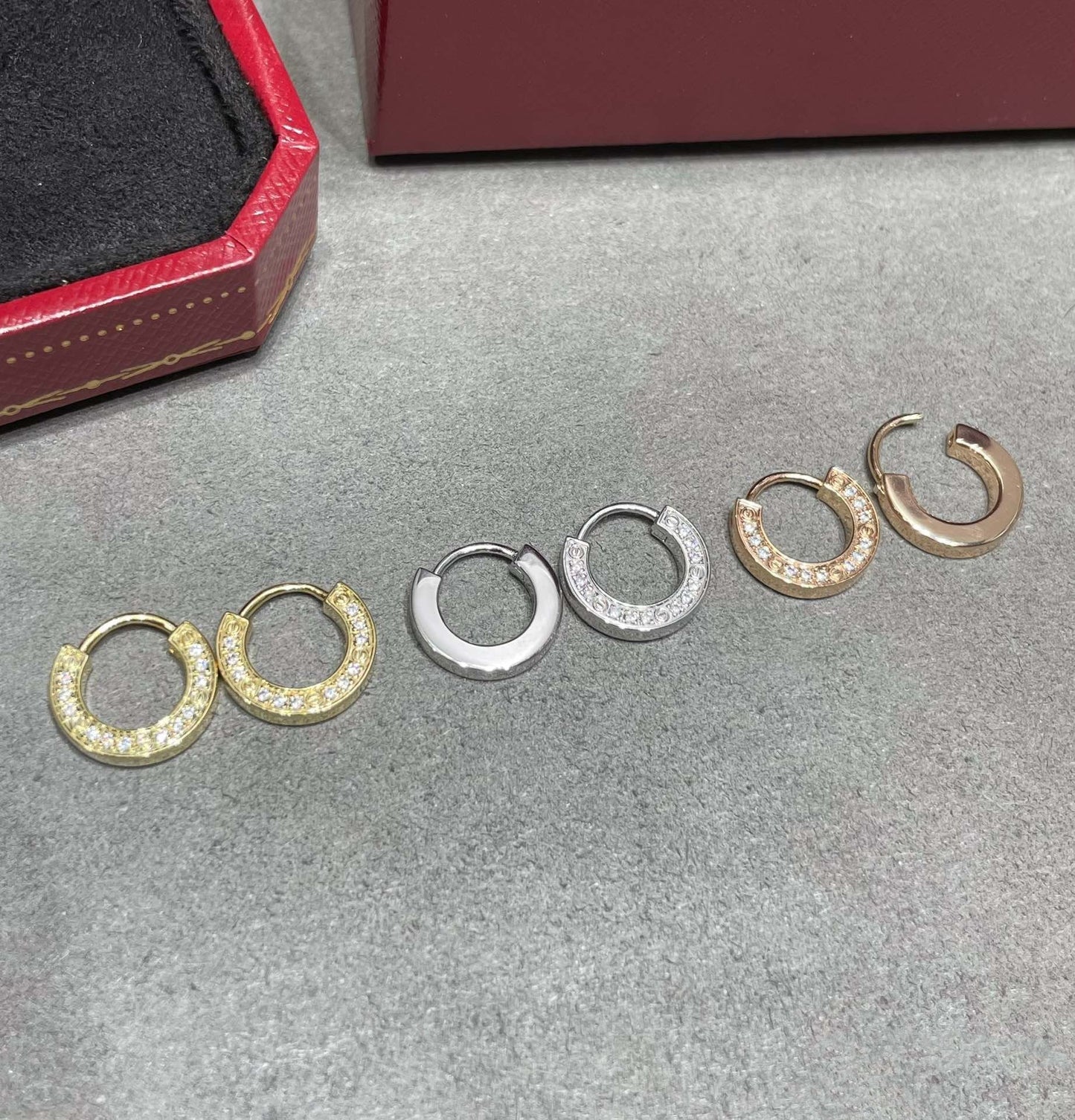 [Pearl Jewelrys]LOVE DIAMOND EARRINGS