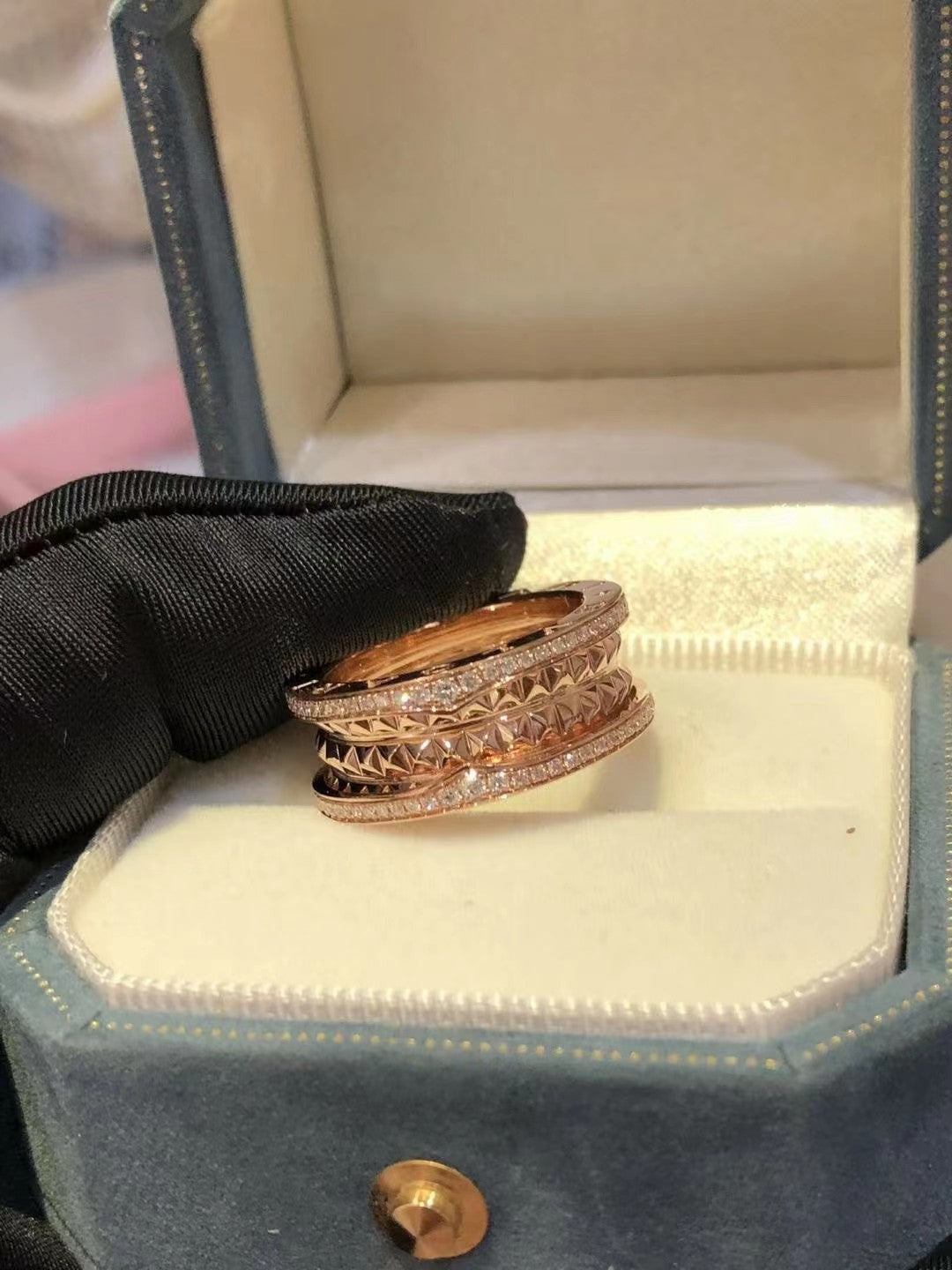 [Pearl Jewelrys]ZERO 1 ROCK DIAMOND PINK GOLD