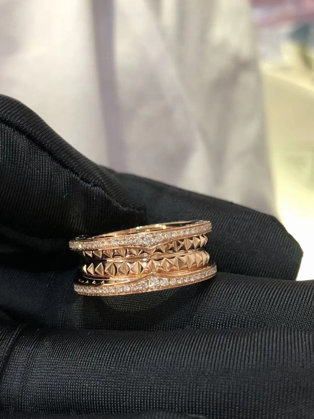 [Pearl Jewelrys]ZERO 1 ROCK DIAMOND PINK GOLD