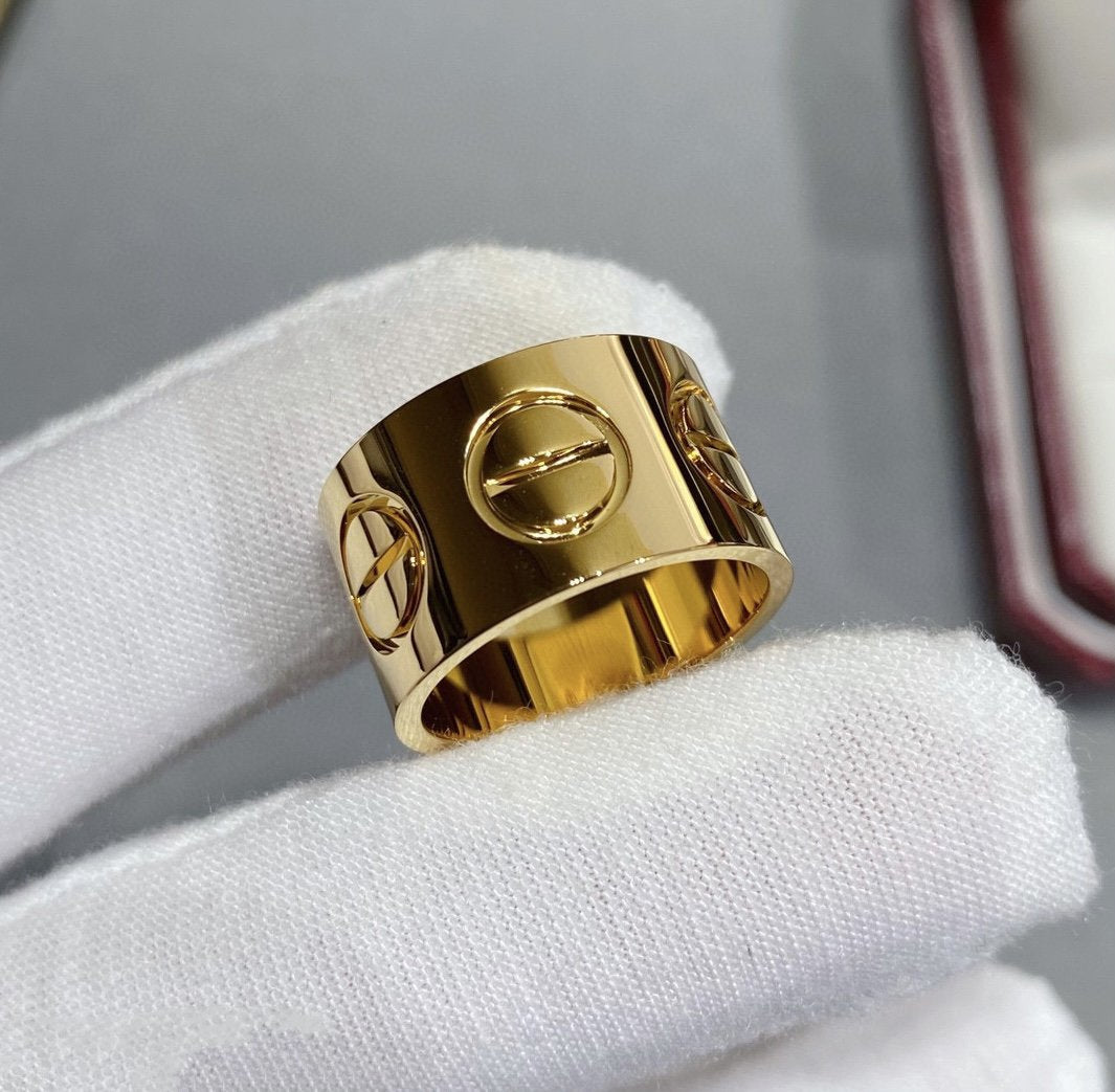 [Pearl Jewelrys]LOVE 11MM LARGE RING