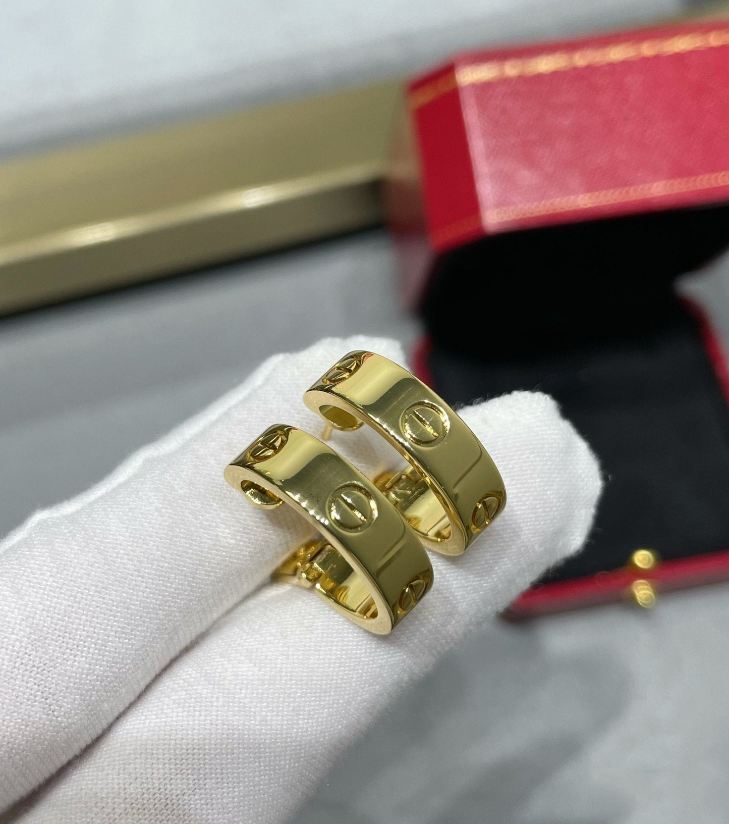 [Pearl Jewelrys]LOVE 5.5MM EARRINGS