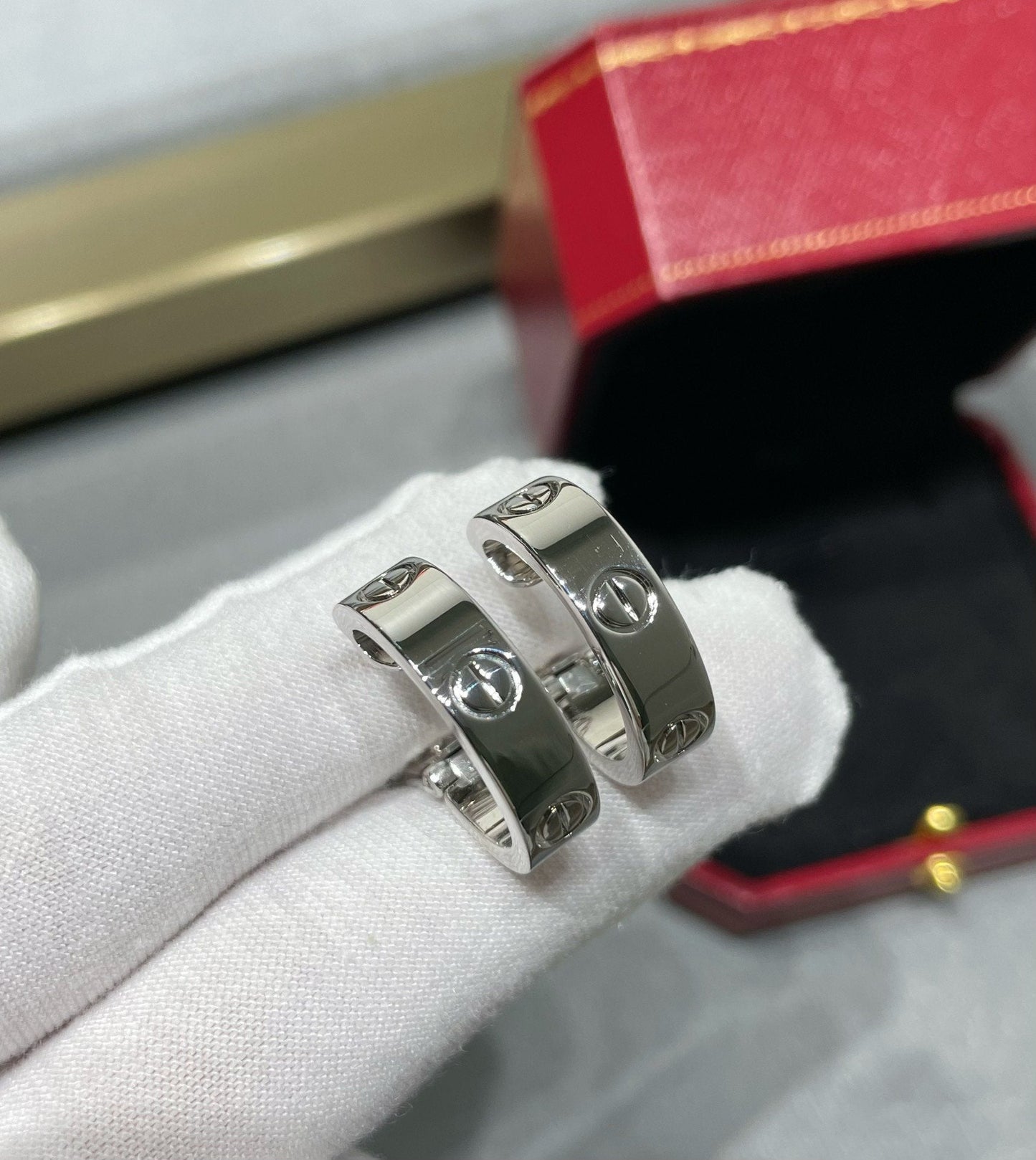 [Pearl Jewelrys]LOVE 5.5MM EARRINGS