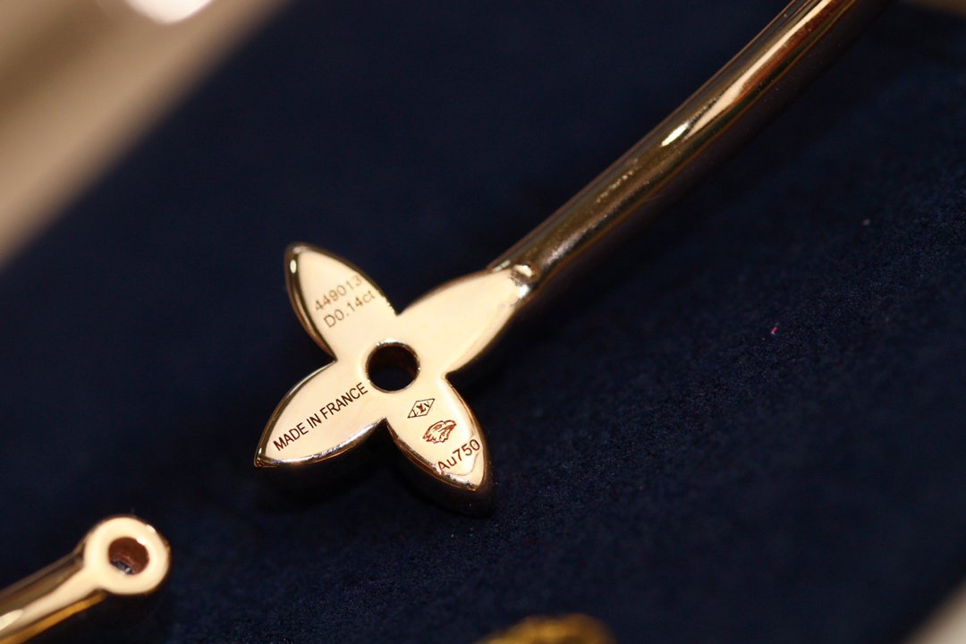 [Pearl Jewelrys]IDYLLE PINK GOLD OPEN BRACELET DIAMOND PAVED