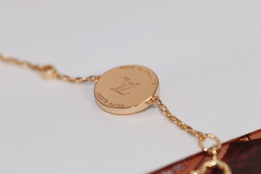 [Pearl Jewelrys]STAR AND SUN 4 MOTIF PINK GOLD MALACHITE BRACELET