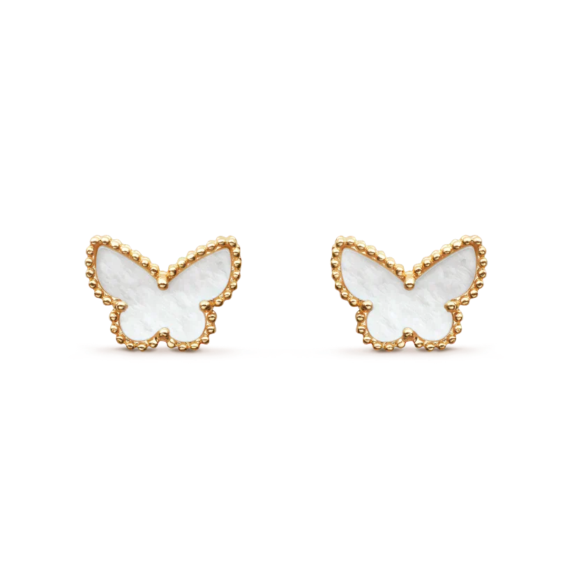 [Pearl Jewelrys]SWEET BUTTERFLY MOP EARSTUDS