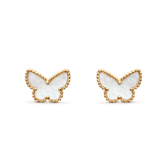 [Pearl Jewelrys]SWEET BUTTERFLY MOP EARSTUDS