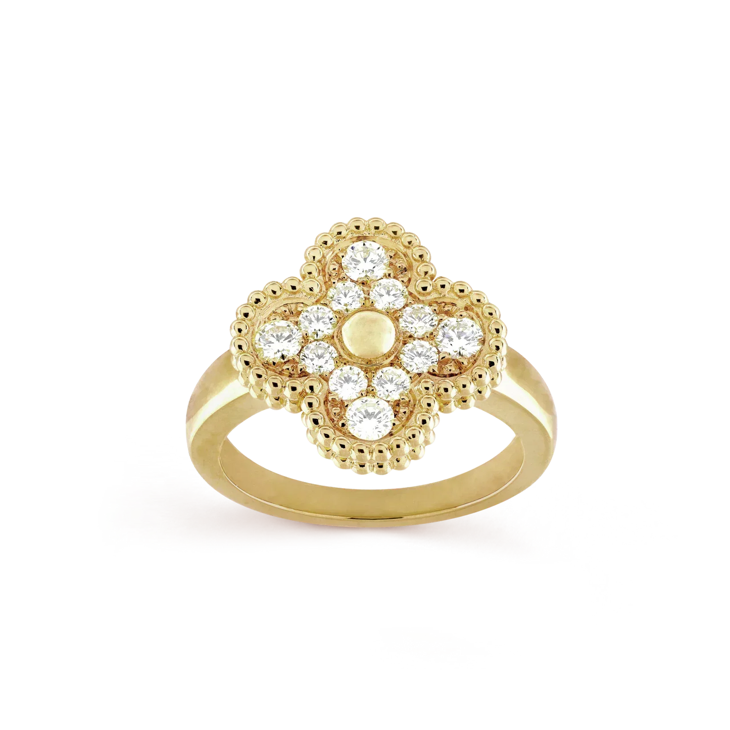 [Pearl Jewelrys]CLOVER DIAMOND RING