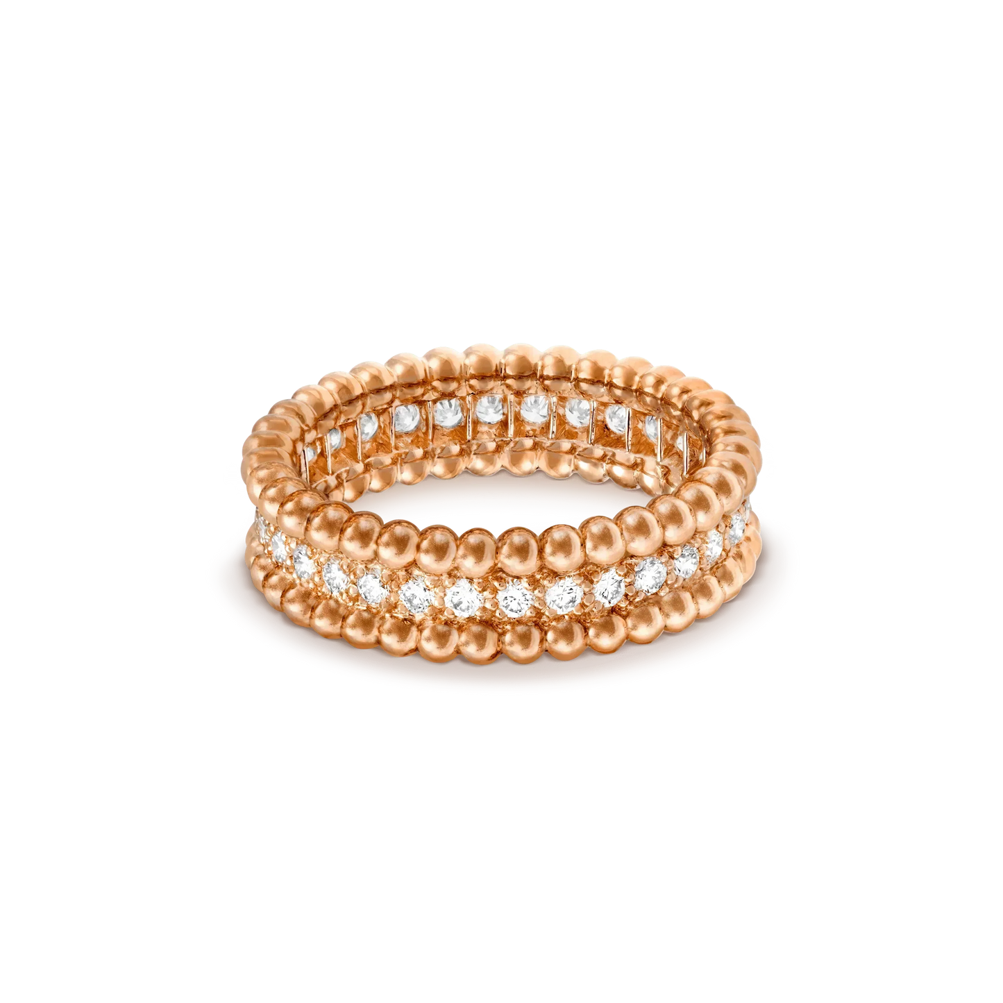 [Pearl Jewelrys]PERLEE DIAMOND ROSE GOLD RING