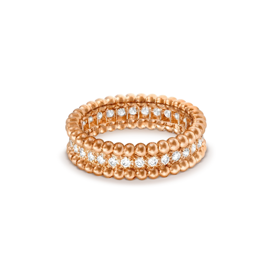 [Pearl Jewelrys]PERLEE DIAMOND ROSE GOLD RING