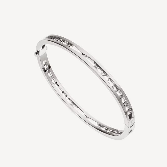 [Pearl Jewelrys]ZERO 1 SPIRAL LOGO SILVER BRACELET