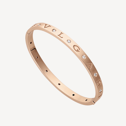 [Pearl Jewelrys]ZERO 1 PINK GOLD 12 DIAMONDS BRACELET