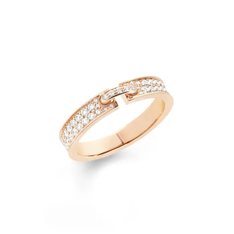 [Pearl Jewelrys]ALLIANCE LIENS VIDENCE PAVED DIAMOND 4MM RING