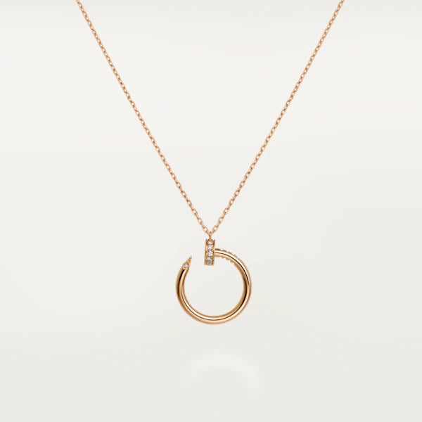 [Pearl Jewelrys]JUSTE NECKLACE PINK GOLD