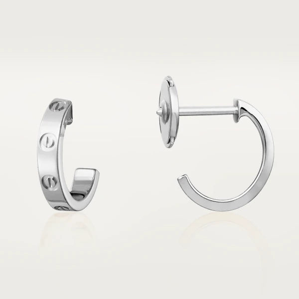 [Pearl Jewelrys]LOVE EARRINGS 2.65MM SILVER