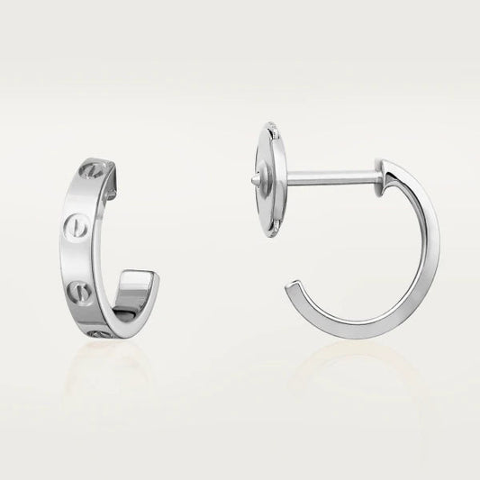 [Pearl Jewelrys]LOVE EARRINGS 2.65MM SILVER