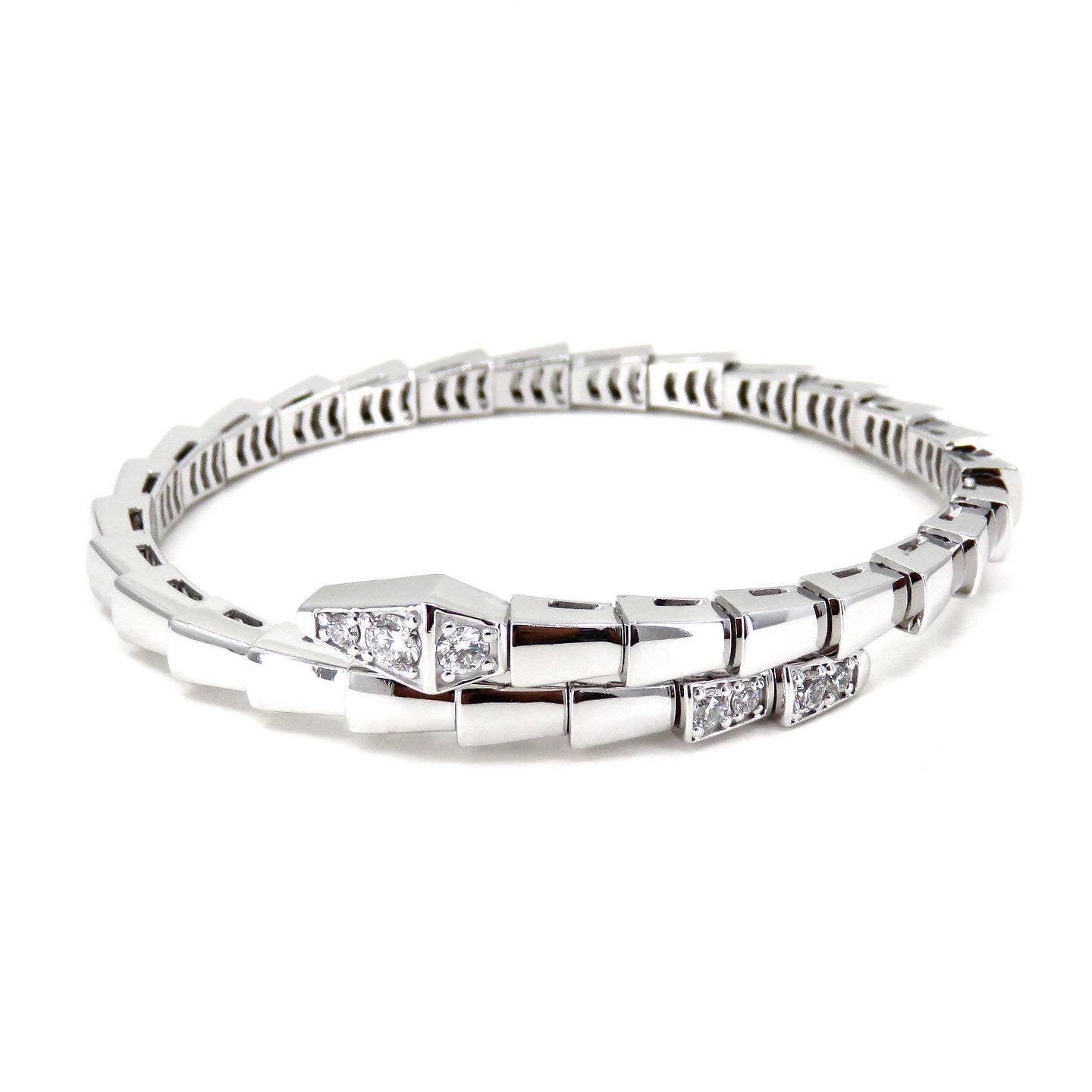 [Pearl Jewelrys]SERPENTI BRACELET DIAMONDS SILVER