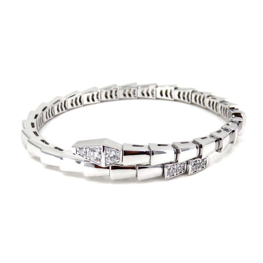 [Pearl Jewelrys]SERPENTI BRACELET DIAMONDS SILVER