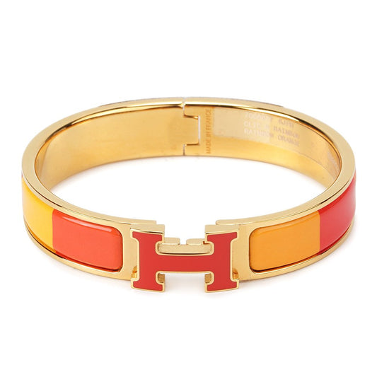 [Pearl Jewelrys]H BRACELET ORANGE RAINBOW CERAMIC