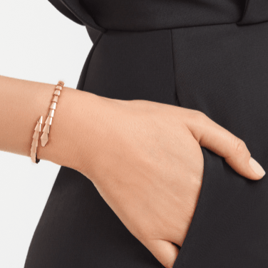 [Pearl Jewelrys]SERPENTI VIPER PINK GOLD BRACELET