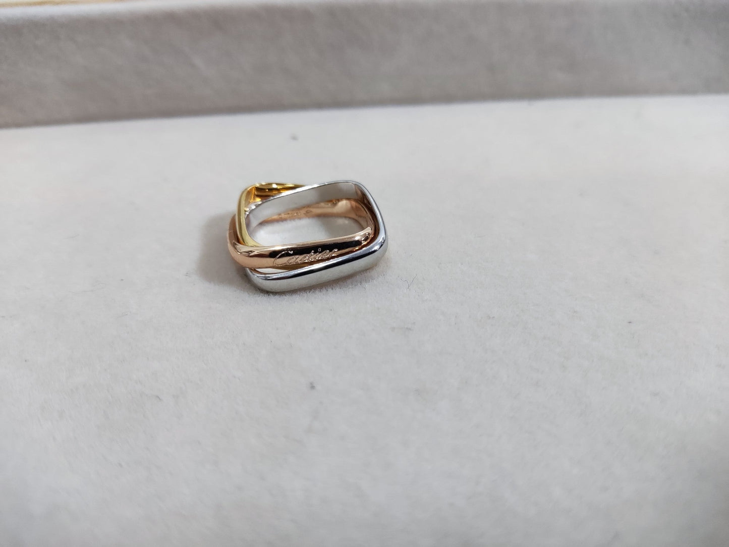 [Pearl Jewelrys]TRINITY RING GOLD PINK GOLD SILVER
