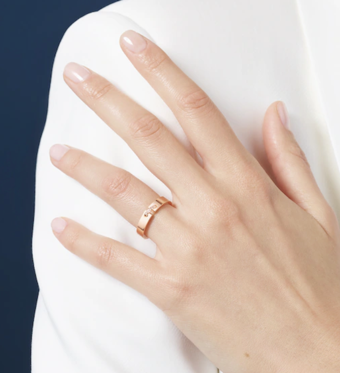 [Pearl Jewelrys]ALLIANCE LIENS VIDENCE DIAMOND 4MM RING