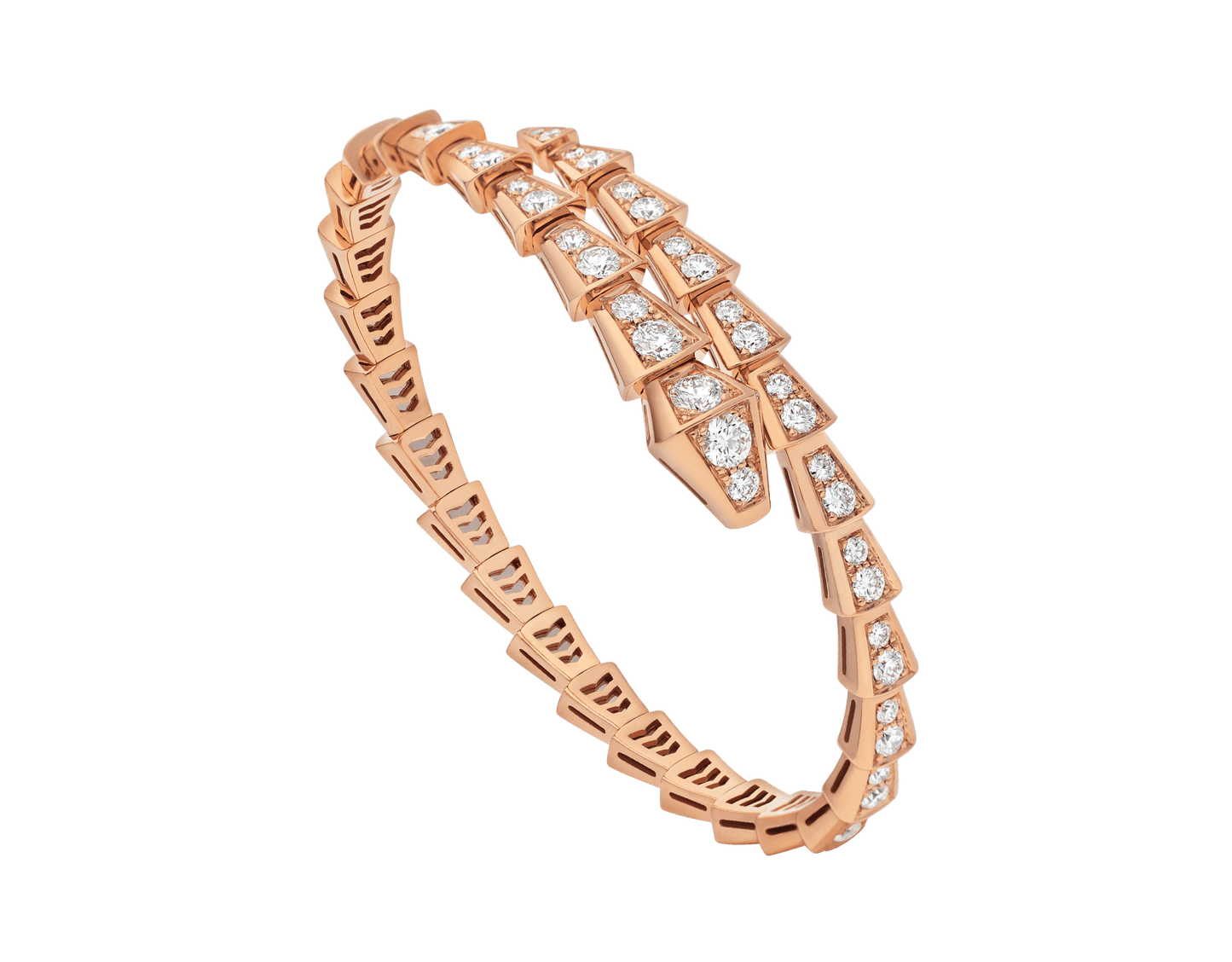 [Pearl Jewelrys]SERPENTI BRACELET 6.8MM PINK GOLD DIAMOND