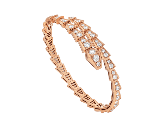 [Pearl Jewelrys]SERPENTI BRACELET 6.8MM PINK GOLD DIAMOND