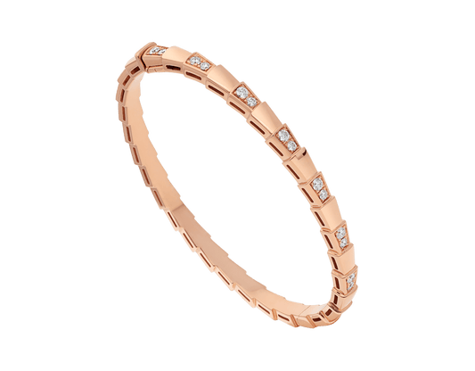 [Pearl Jewelrys]SERPENTI SMALL BRACELET PINK GOLD DIAMOND