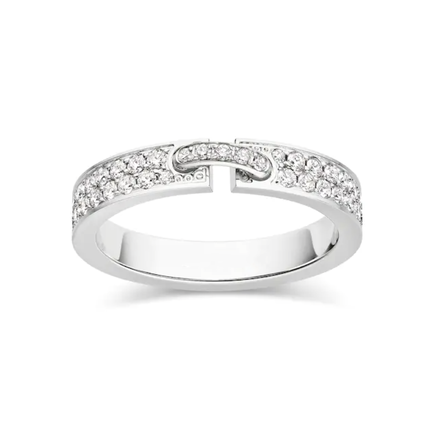 [Pearl Jewelrys]ALLIANCE LIENS VIDENCE PAVED DIAMOND 4MM RING