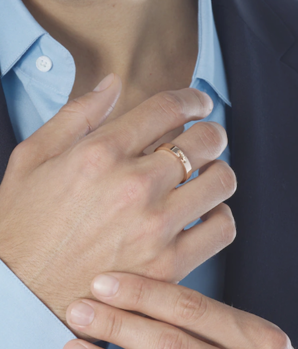 [Pearl Jewelrys]ALLIANCE LIENS VIDENCE DIAMOND 4MM RING