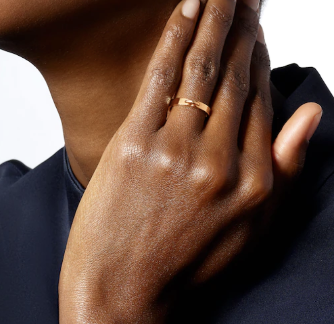 [Pearl Jewelrys]ALLIANCE LIENS VIDENCE 3MM RING