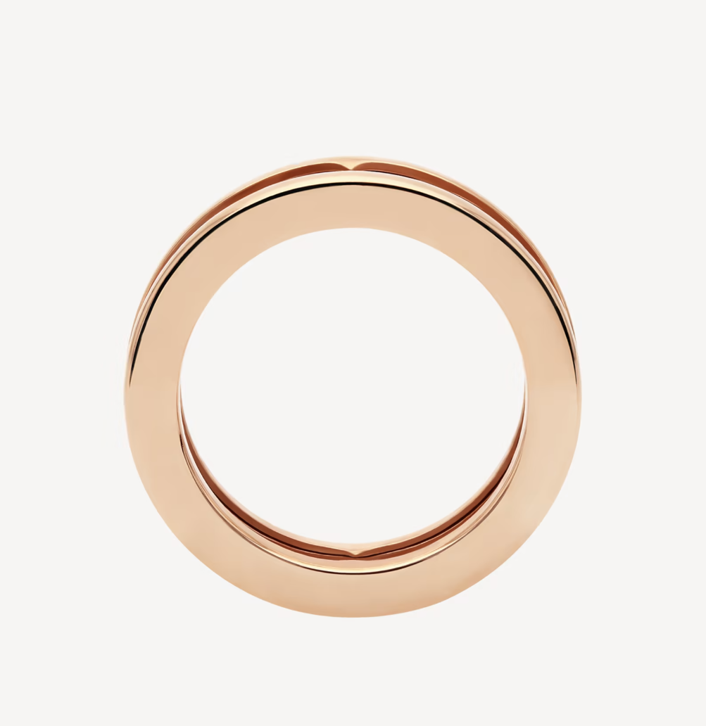 [Pearl Jewelrys]ZERO 1 ONE-BAND WITH OPENWORK LOGO SPIRAL RING