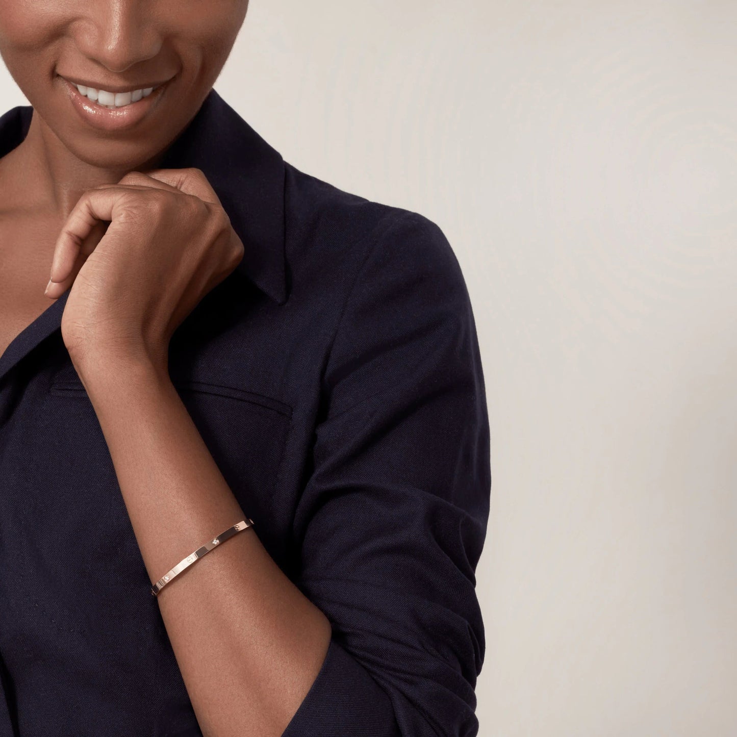 [Pearl Jewelrys]LOVE BRACELET 3.65MM 6 DIAMONDS