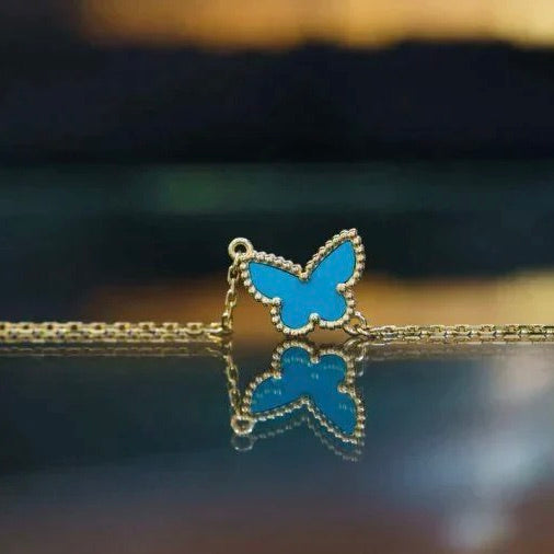 [Pearl Jewelrys]BUTTERFLY TURQUOISE BUTTERFLY BRACELET