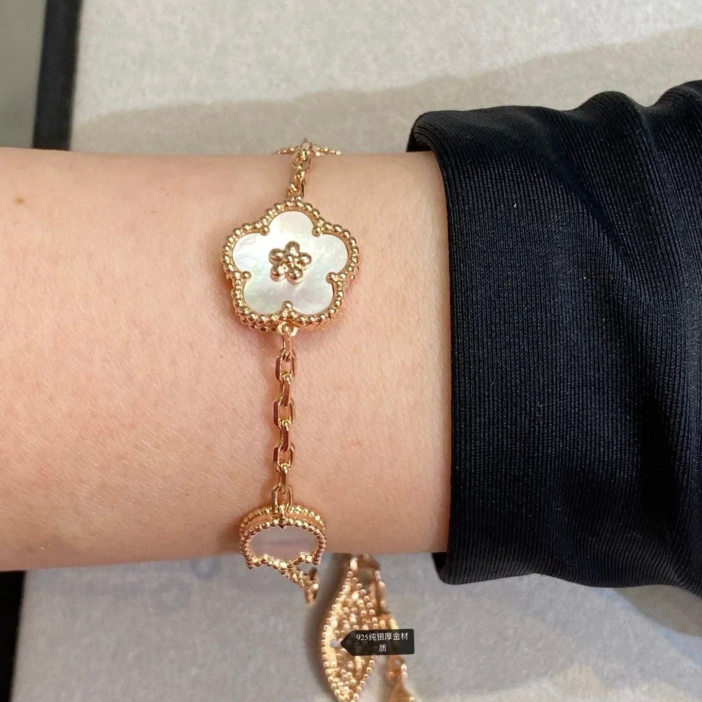 [Pearl Jewelrys]LUCKY SPRING 5 MOTIF BRACELET