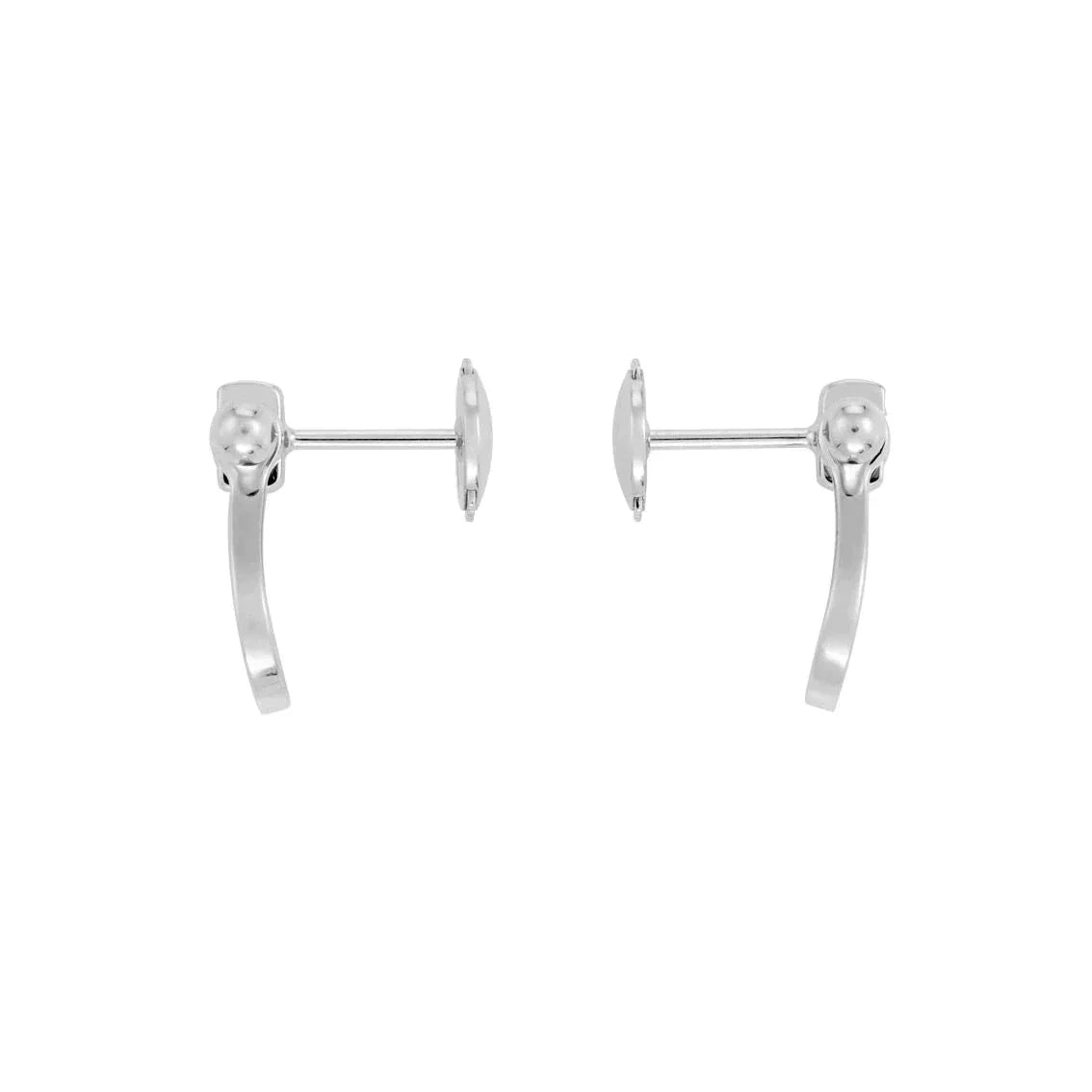 [Pearl Jewelrys]FORCE 10 FULL DIAMOND STUD EARRINGS MINI MODEL