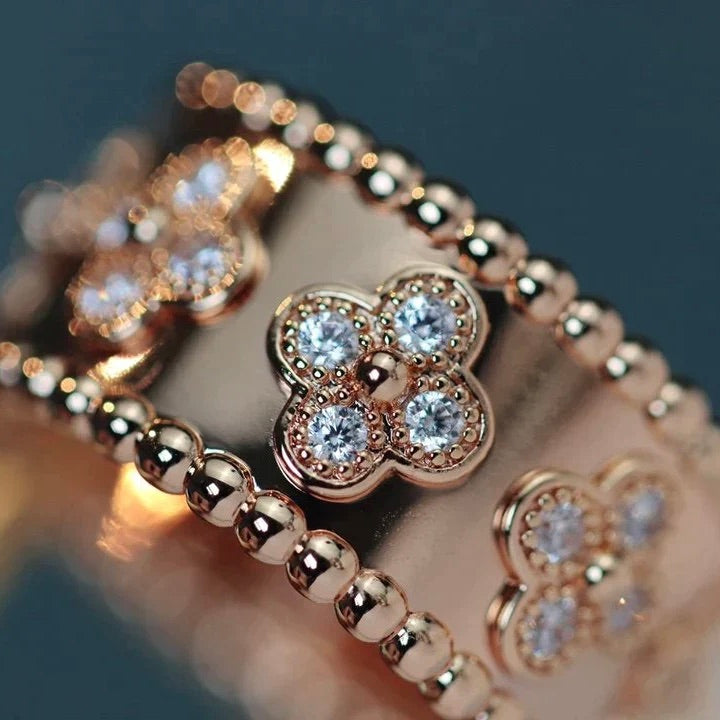 [Pearl Jewelrys]CLOVER KALEIDOSCOPE RING 10MM