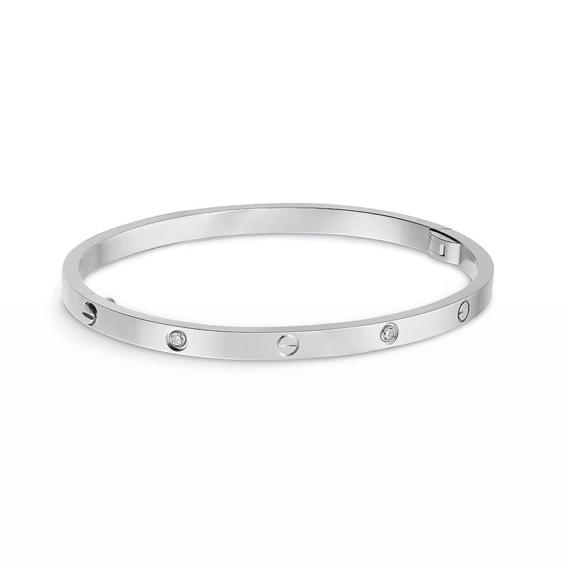 [Pearl Jewelrys]LOVE BRACELET 3.65MM 6 DIAMONDS